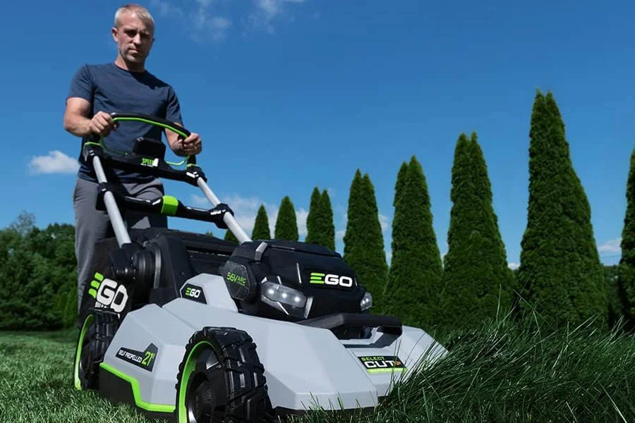 battery operated lawn mower